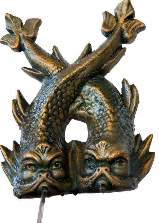 Grazie Outdoor Garden Tap/Spout. Grippo & Dolphin Design