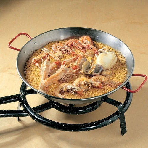 Sevilla Table Top Double Ring Paella Gas Burner Set - 46cm