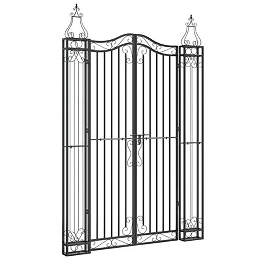 Rinji Elegant Ornamental Wrought Iron Garden Gate - 5 Sizes