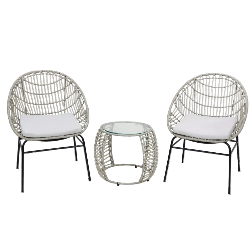 Valeria 3pc Wicker Setting