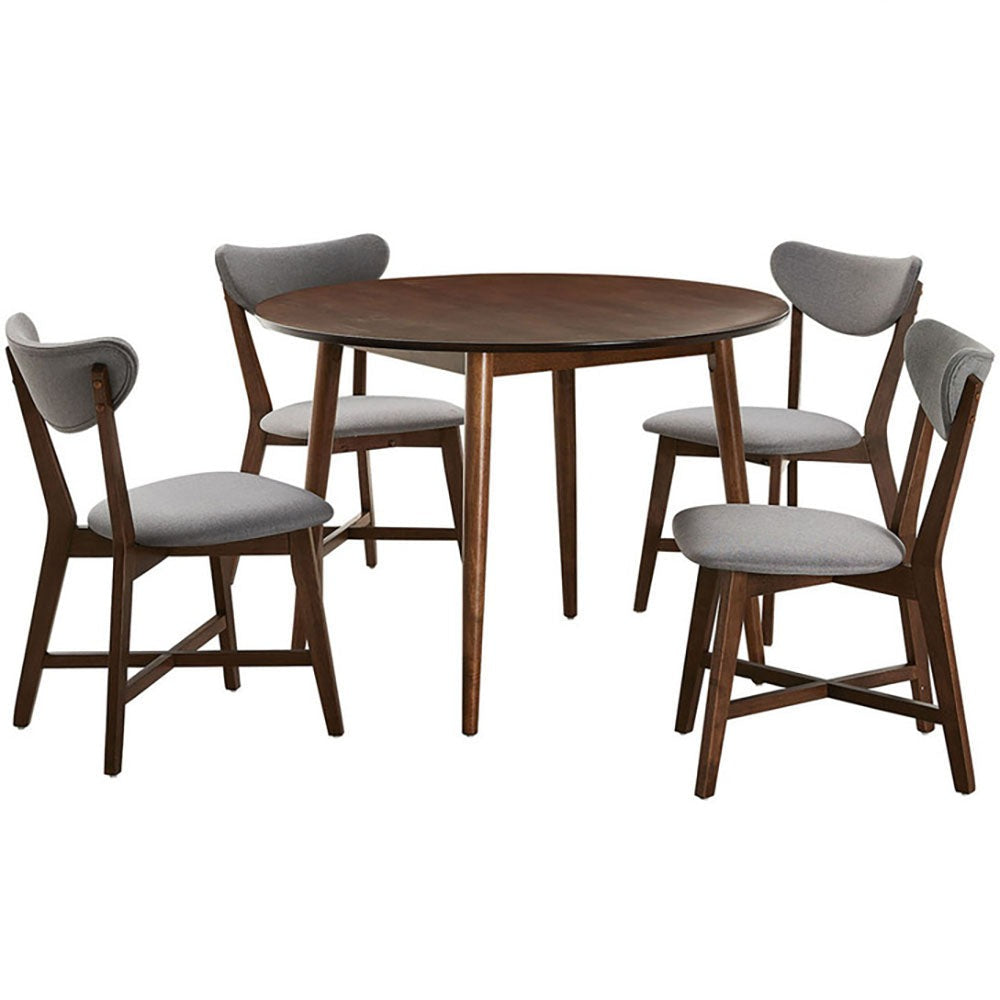 Tara 4 Seater Dining Set With Elke Chairs