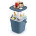 VidaLoca 15L Portable Cooler Bar Table - Blue or Black