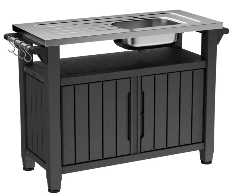 Avanta 134cm BBQ Entertainment Unit with Sink