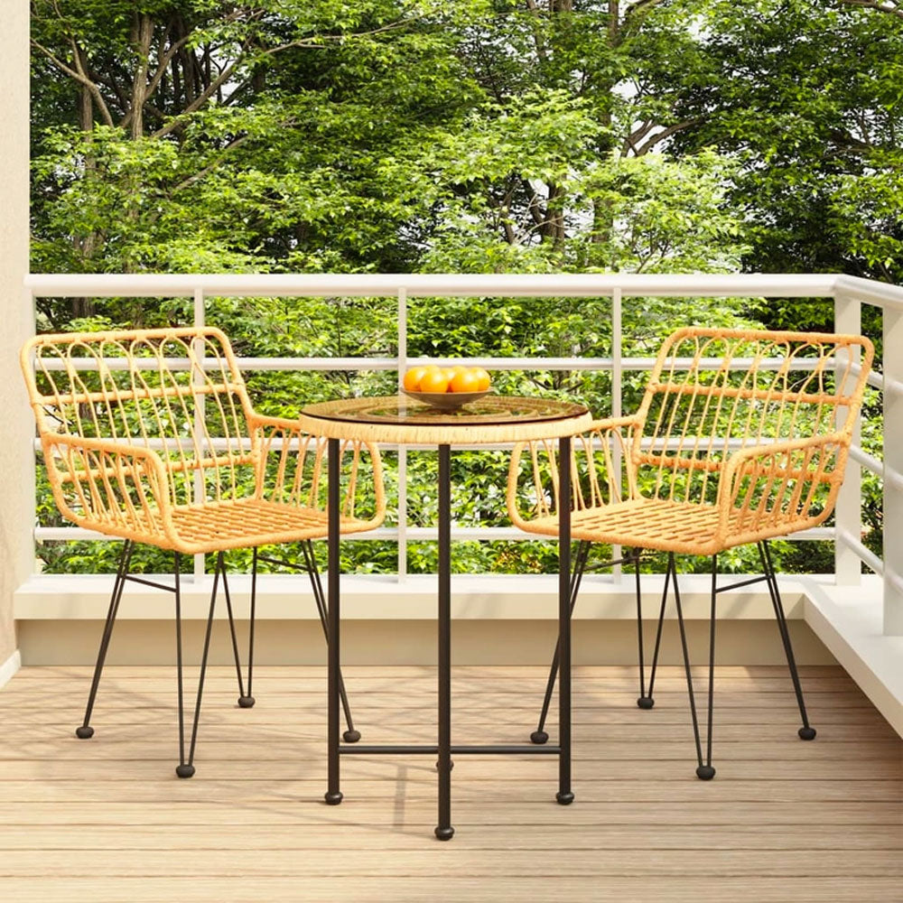 Fina Garden Rattan Dining Set - 3pcs, 5pcs