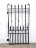 Bayeux French-Style Pedestrian Gate - BLACK 154cm X 85cm