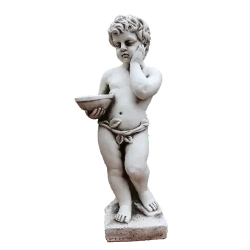 Uriel Garden Cherub with Bowl