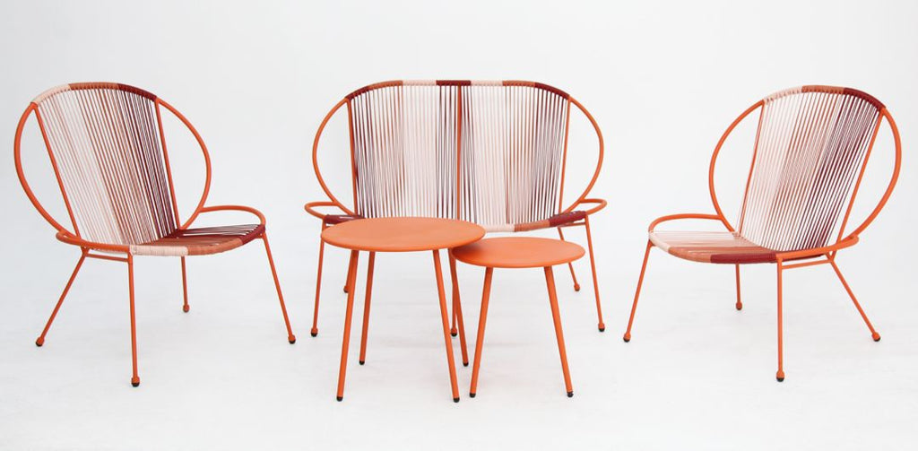 Rocca 5pc Steel Rattan Lounge Set