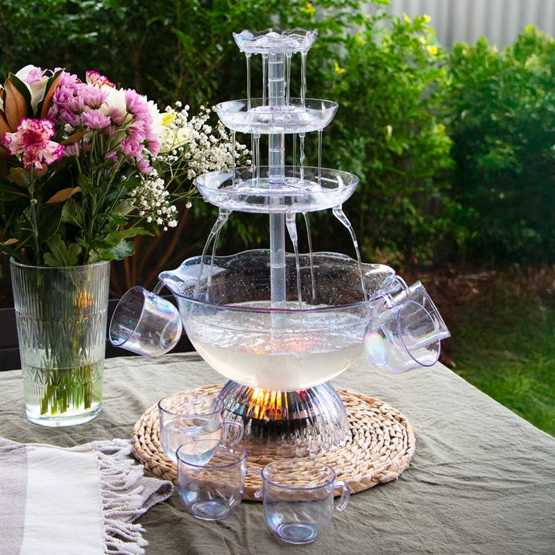 Celeste Party Drinking Fountain with Lights