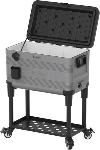 Odeon 70LRolling Patio/Cooler Beverage Cart
