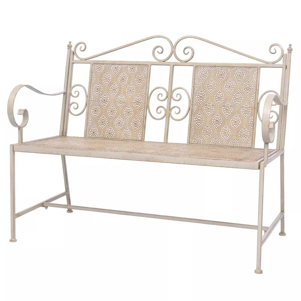 Fenella Steel Vintage Garden Bench
