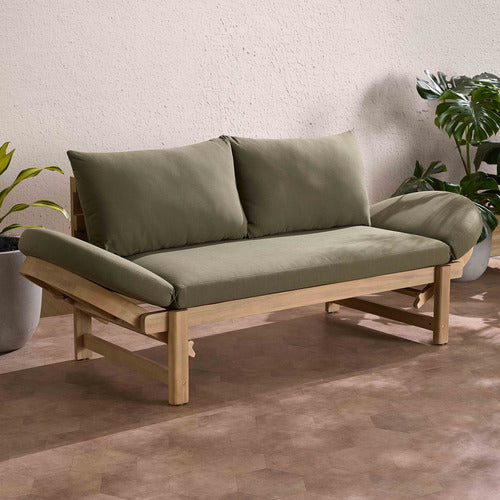 Vivendi Acacia Wood Outdoor Daybed/Lounge
