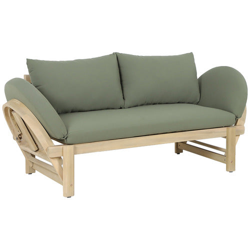 Vivendi Acacia Wood Outdoor Daybed/Lounge