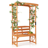 Roma Garden Bench/Arbour with Bench