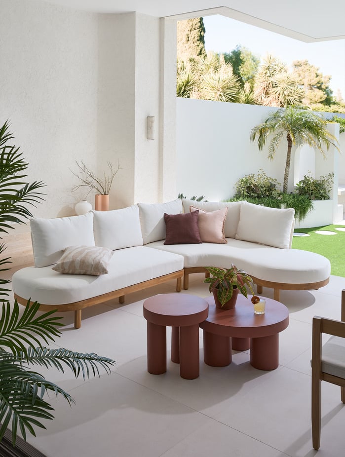 Philippa Polystone Coffee Table