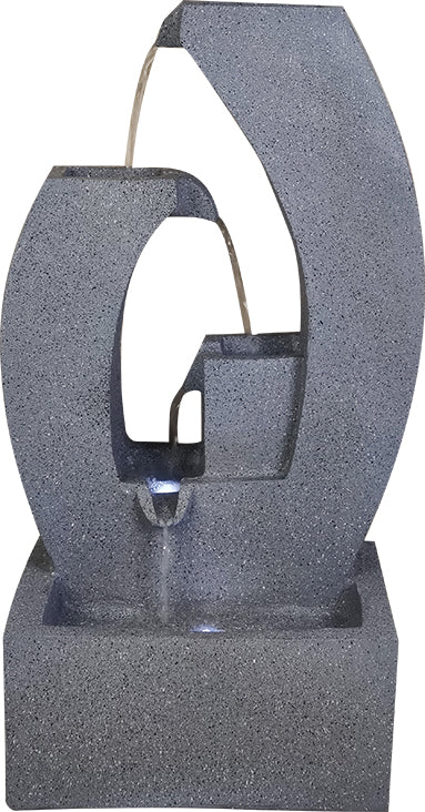 Perla Cascading Patio Water Fountain