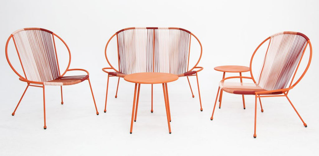 Rocca 5pc Steel Rattan Lounge Set