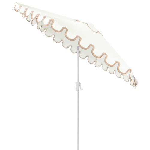Mendosa 2.7m Scalloped Market Umbrella