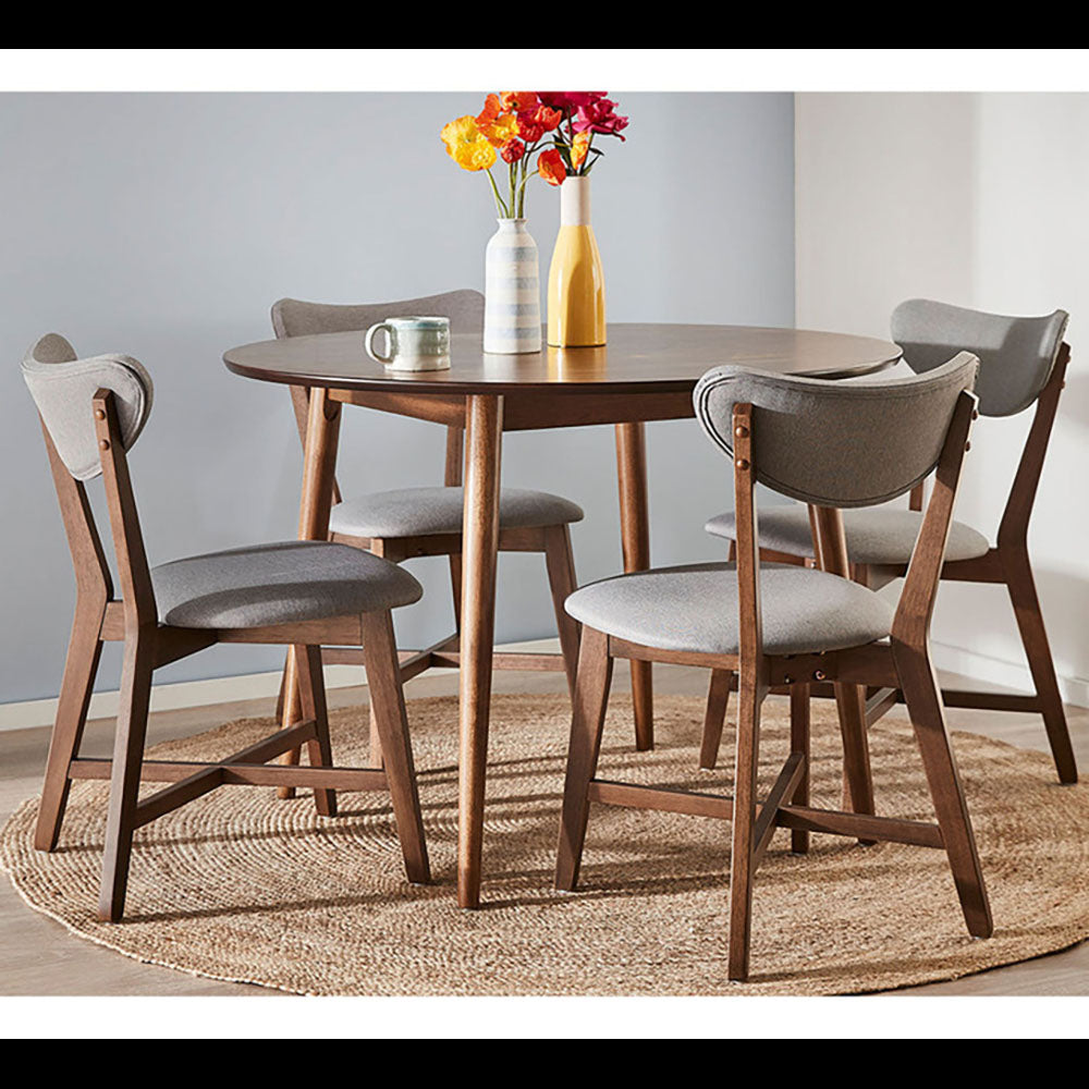 Tara 4 Seater Dining Set With Elke Chairs