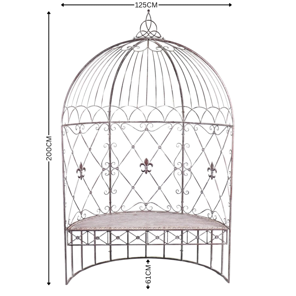 Vivendia Garden Bench with Canopy