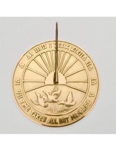 Loloo Polished Brass Sundial