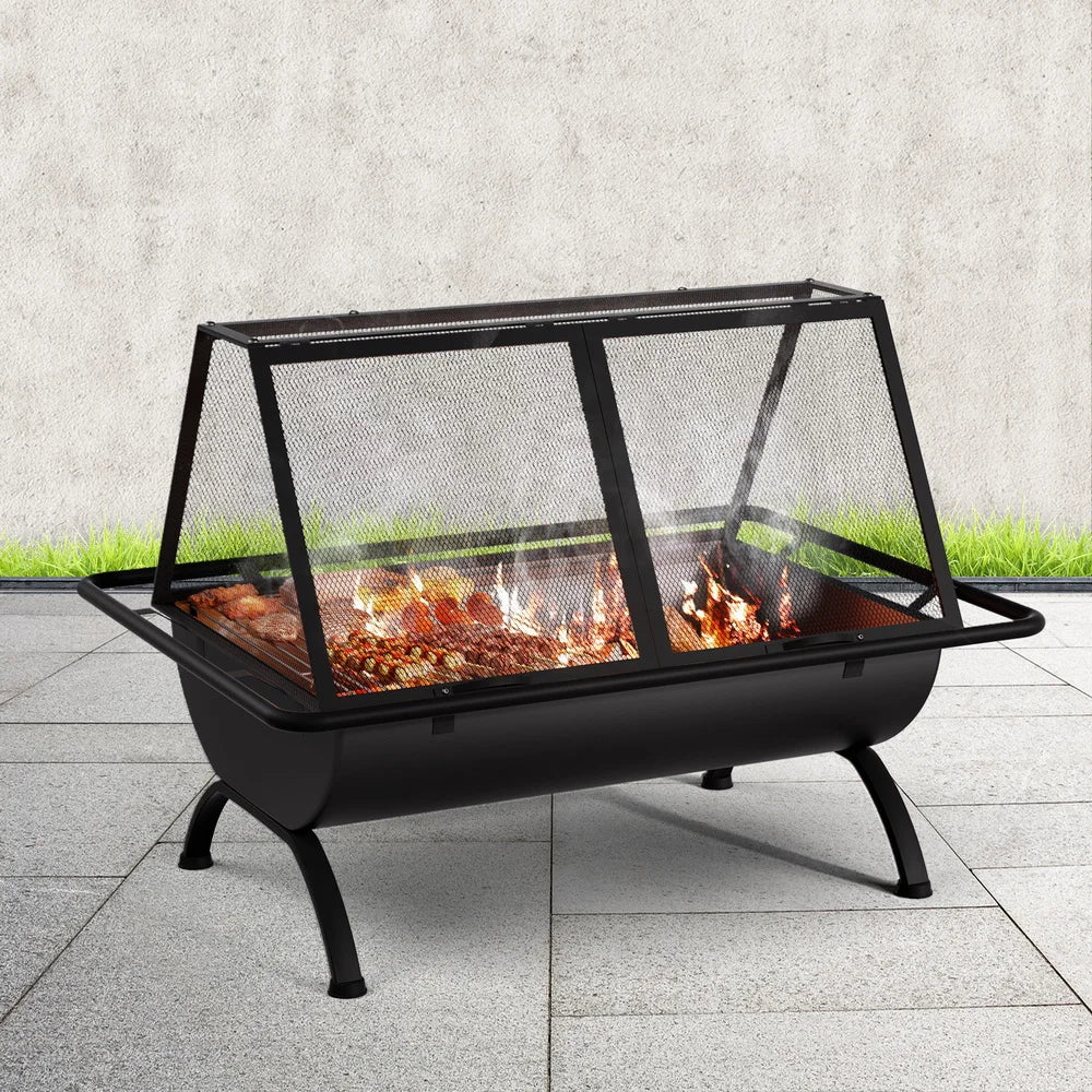 Blaze 2-in-2 Steel Firepit