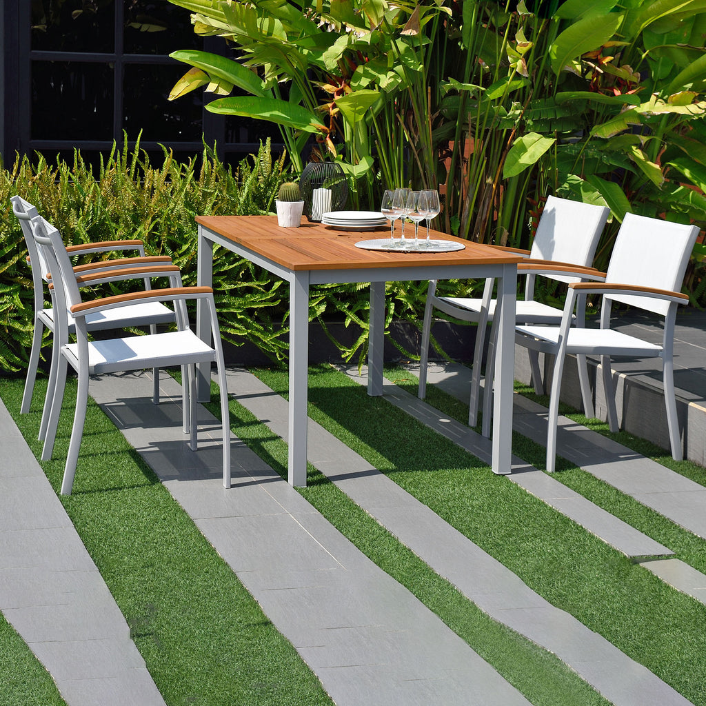 Arali 4 Seater Aluminium Sling Dining Set