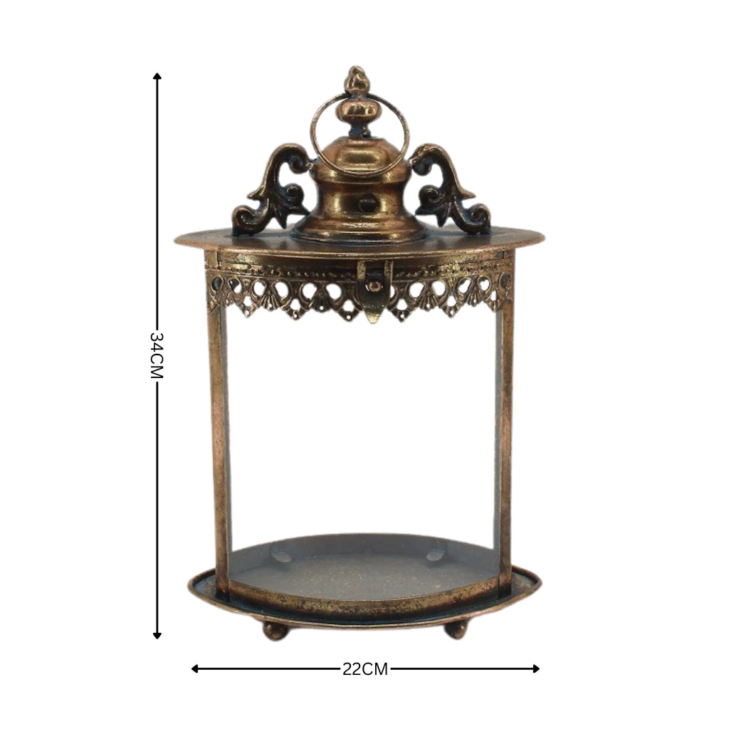 Morea Candle Lantern with Glass