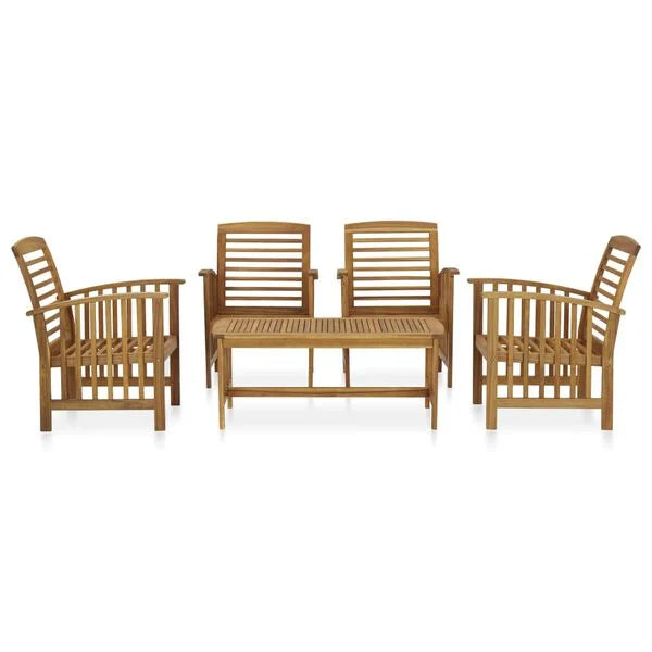 Veritas 5 Piece Acacia Garden Lounge Set