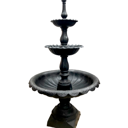 Zacaria 3 Tier Self Contained Cast Iron Fountain