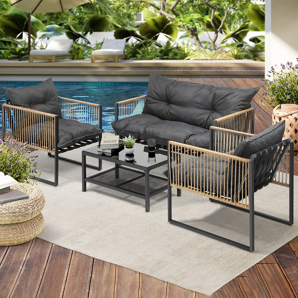 Marchena 4 Seater Outdoor Lounge Set