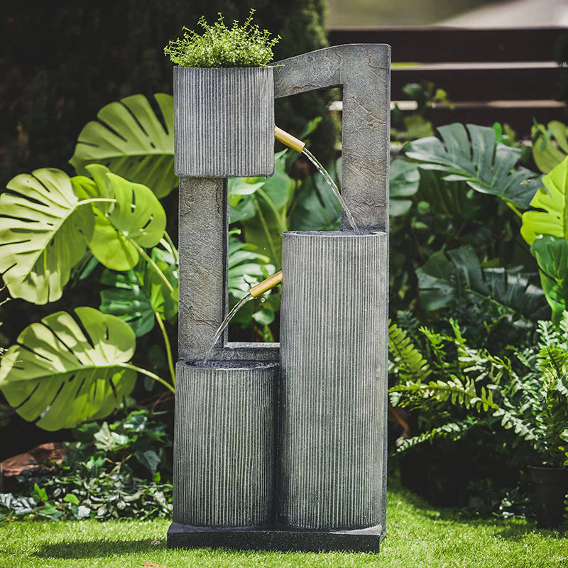 Adante Cylinder Spout Cascade Water Feature