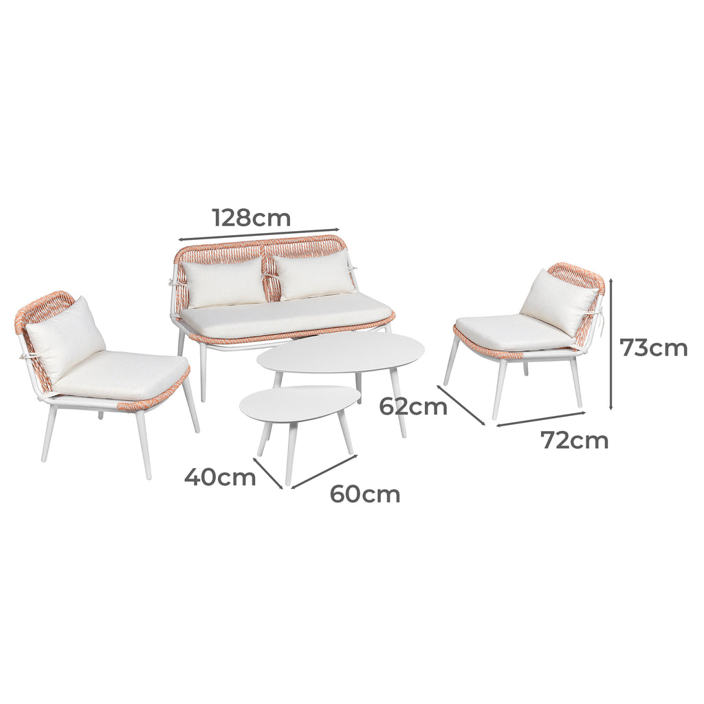Montez 4 Seater Outdoor Lounge Set