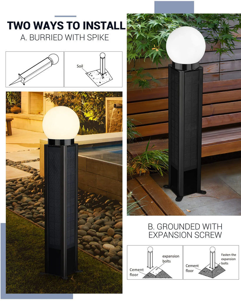 Glyfada Solar Ground/Floor Lamp