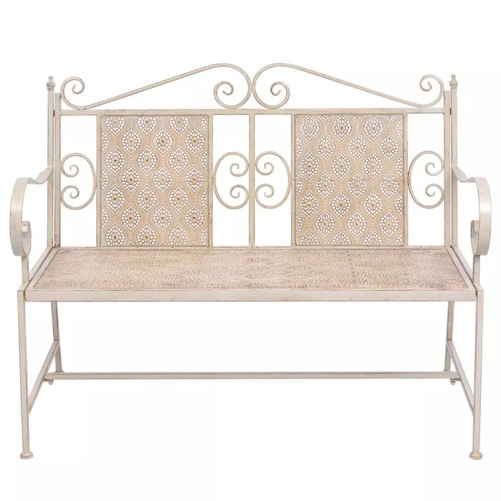 Fenella Steel Vintage Garden Bench