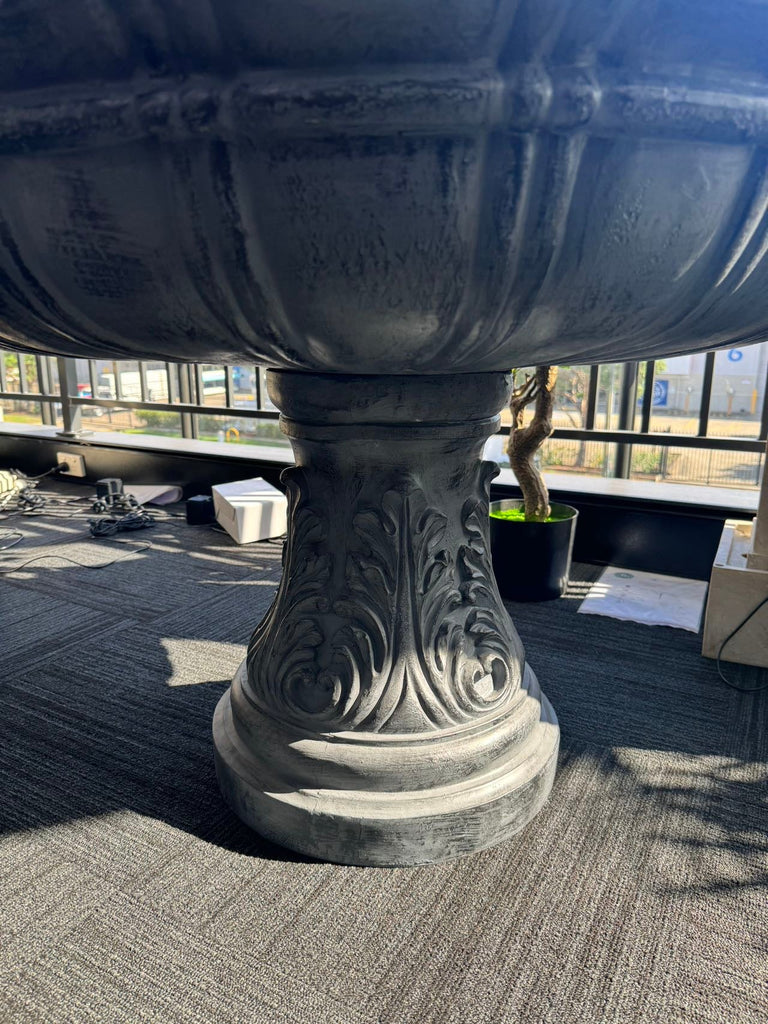 San Giuliano Black Stone Effect 5-Tier Electric Powered Water Fountain