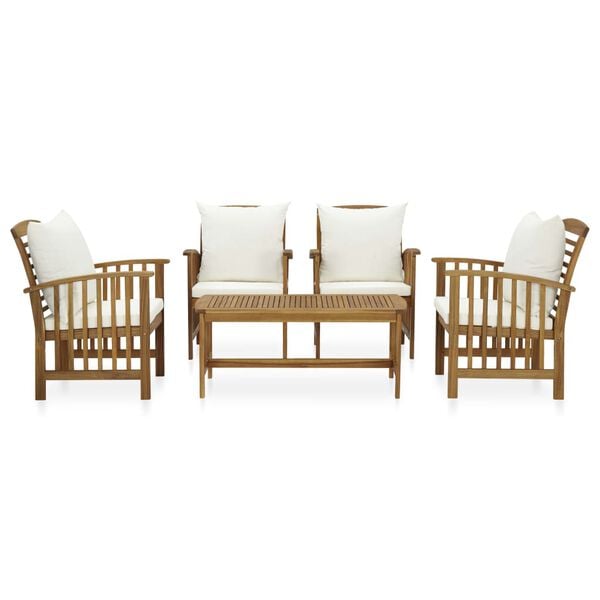 Veritas 5 Piece Acacia Garden Lounge Set