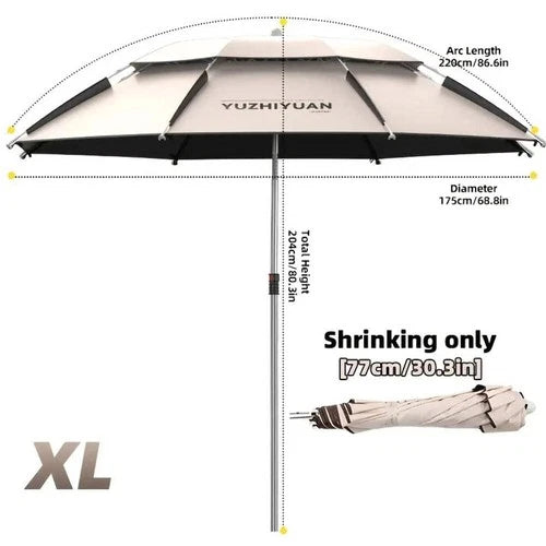The Catch Fishing/Outdoor Activity Umbrella w/Portable Pole