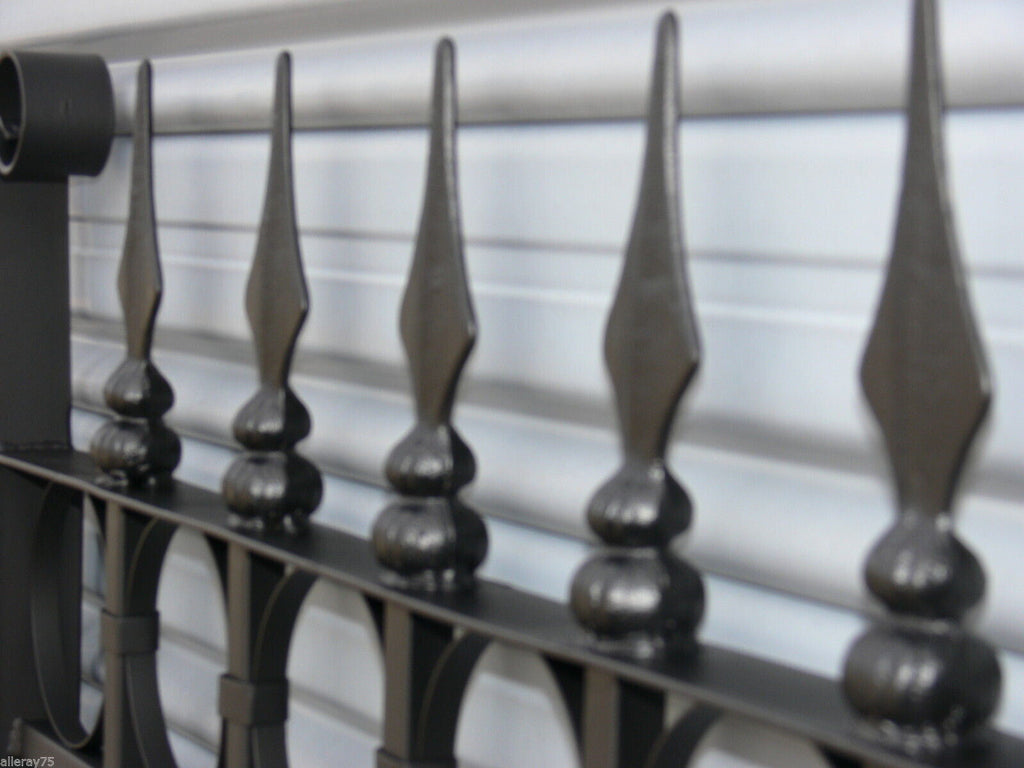 Bayeux French-Style Pedestrian Gate - BLACK 154cm X 85cm