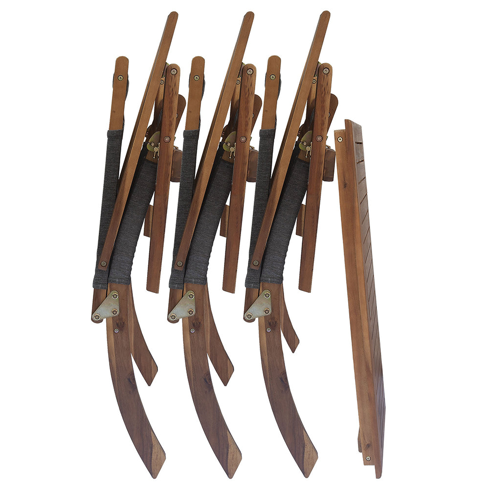 Kiara 4 Seater Acacia Wood Outdoor Lounge Set