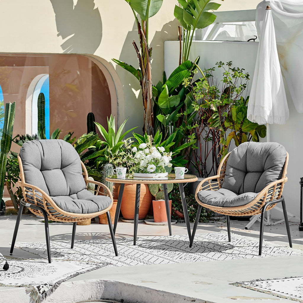 Tapachula 3pc Bistro/Lounge Set