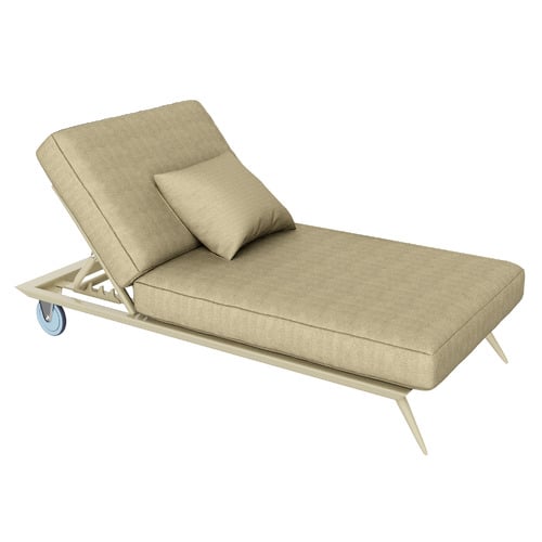 Acapulco Aluminium Alloy Single Sun Lounge