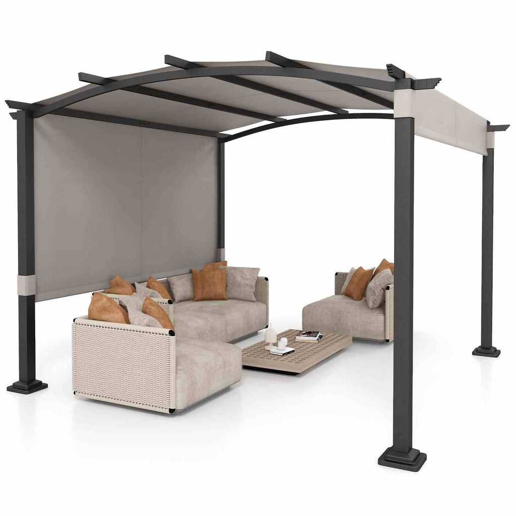 Falla Pergola w/Retractable Canopy 3 x 3m