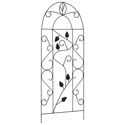 Evangeline Iron Plant Climbing Racks. 2 Designs. 3 pcs. Black 40x100 cm Iron