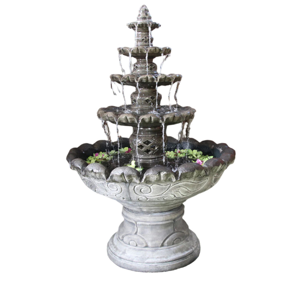 Lourdes Classic Tiered Fountain – Self Contained. 5 Colours