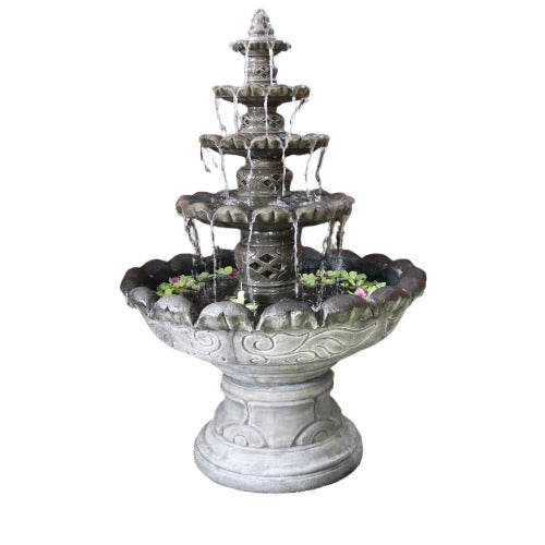 Lourdes Classic Tiered Fountain – Self Contained. 5 Colours