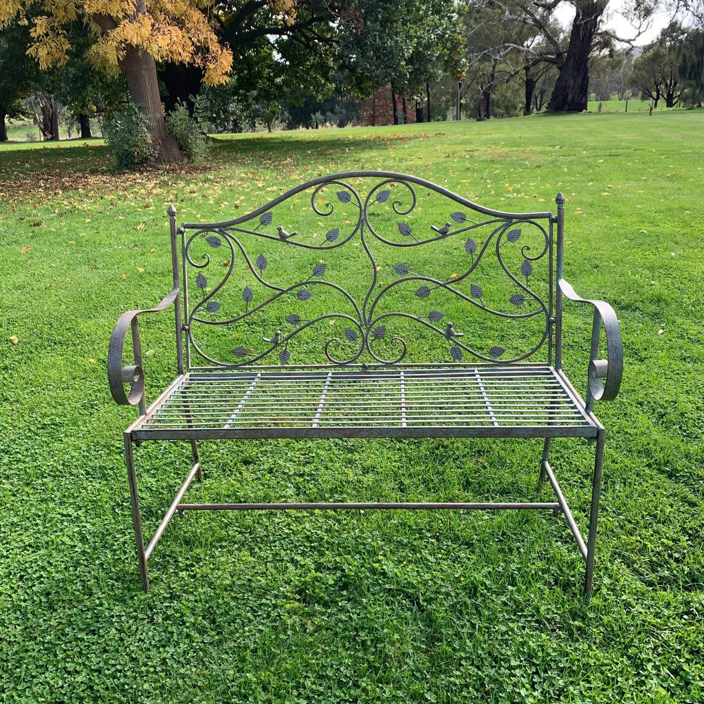 Trieux Garden Bench - Antique Green