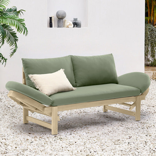 Vivendi Acacia Wood Outdoor Daybed/Lounge