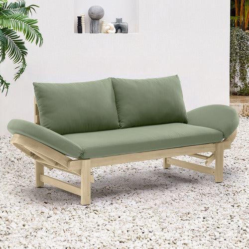 Vivendi Acacia Wood Outdoor Daybed/Lounge