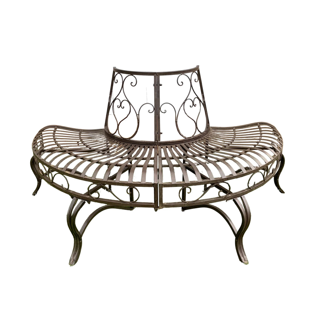 Trocadero Iron Half Tree Surround w/Bench Seat - 3 Colours