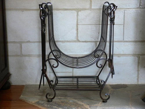 Rennes French Antique Style Firewood Rack